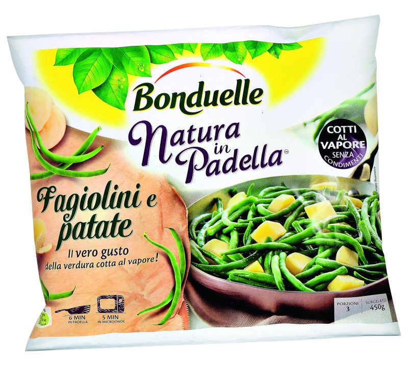 Bonduelle Natura in Padella Fagiolini e patate Surgelato 450 g