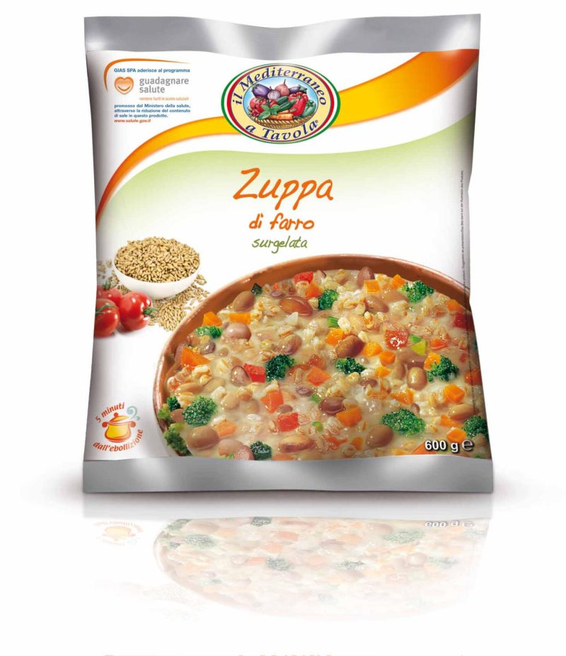 ZUPPA DI FARRO  IL MEDITERRANEO A TAVOLA      
600 g