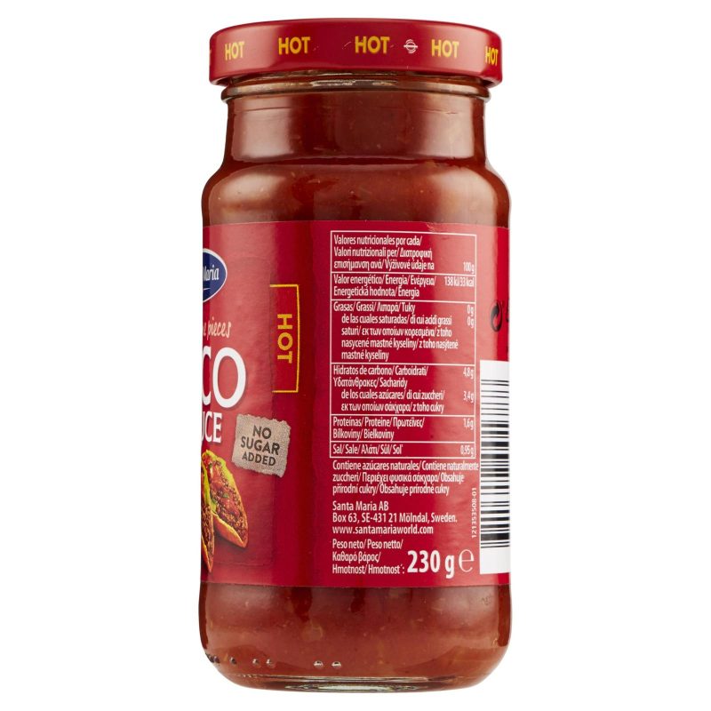 Santa Maria Taco Sauce Hot  230 g