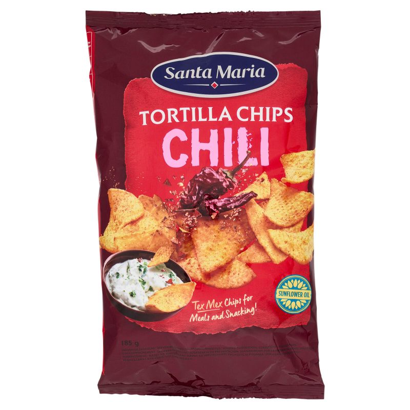 Santa Maria Tortilla Chips Chili 185 g