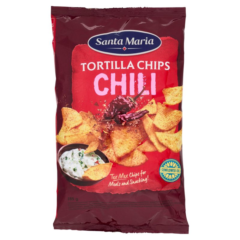 Santa Maria Tortilla Chips Chili 185 g