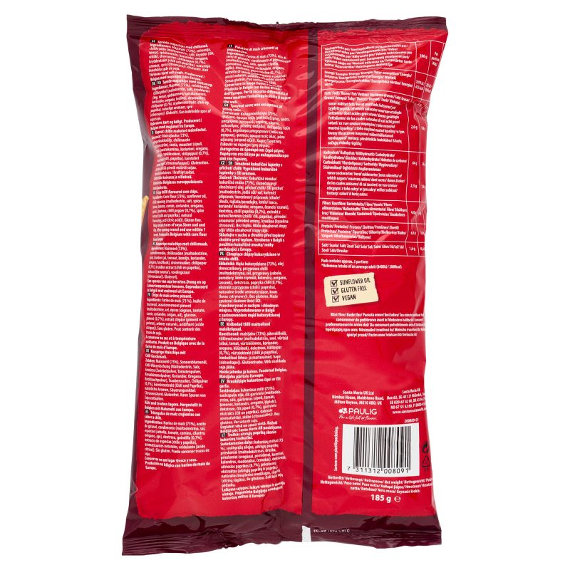 Santa Maria Tortilla Chips Chili 185 g