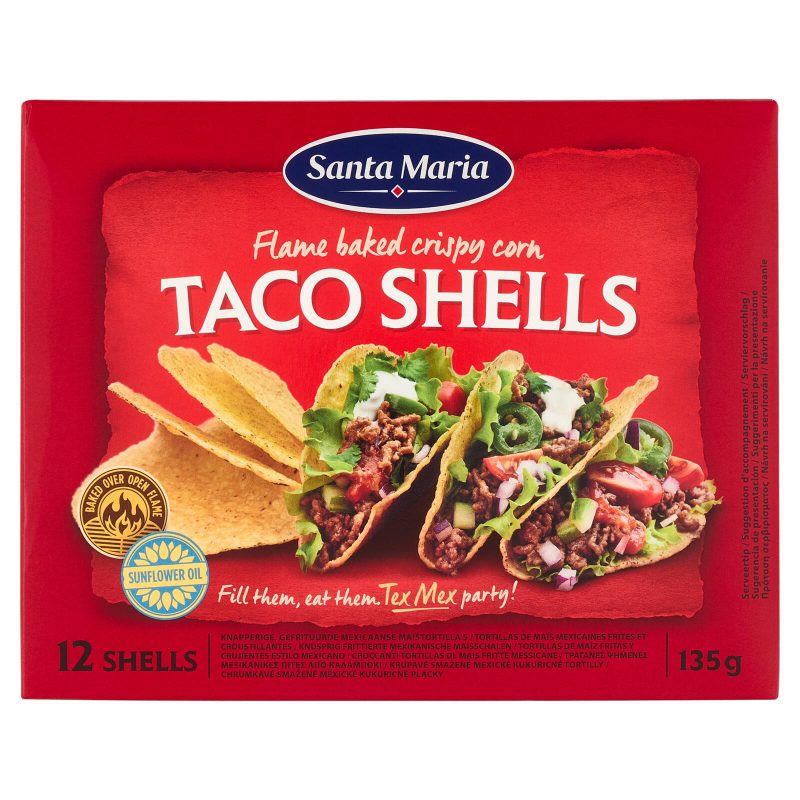 Santa Maria Taco Shells 12 Shells 135 g