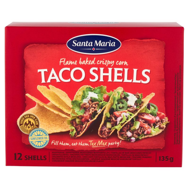 Santa Maria Taco Shells 12 Shells 135 g