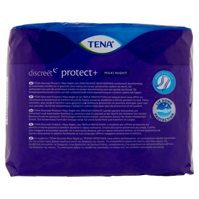 Tena discreet protect+ Maxi Night Assorbenti Notte 6 pz