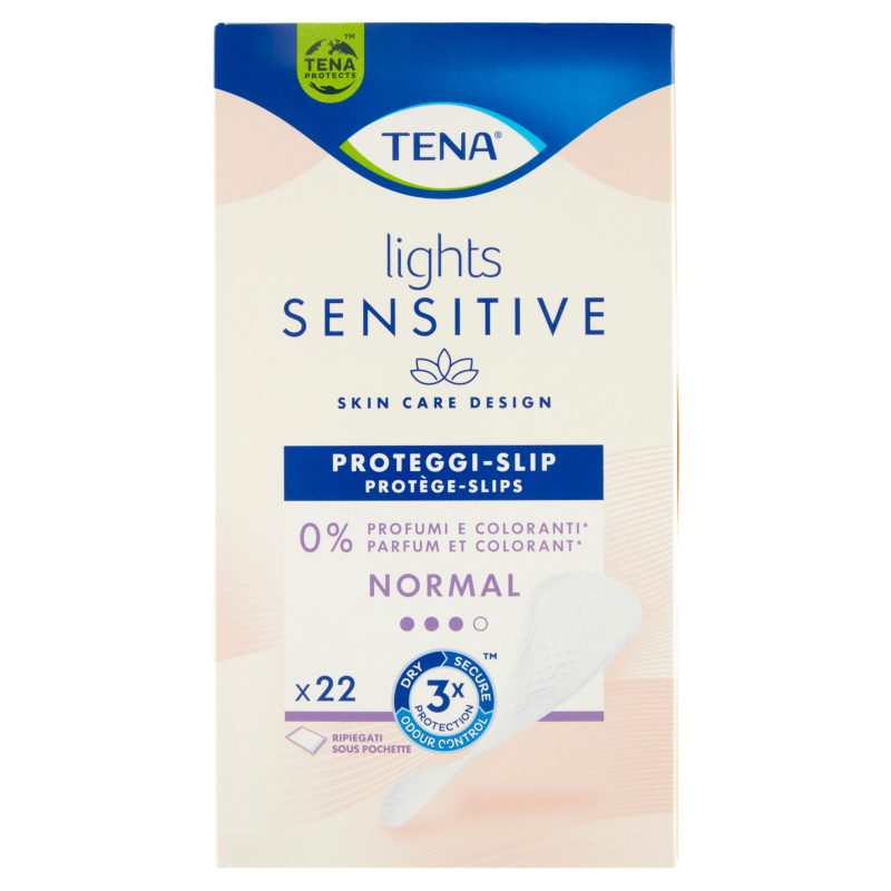 Tena lights Sensitive Proteggi-Slip Normal Ripiegati 22 pz