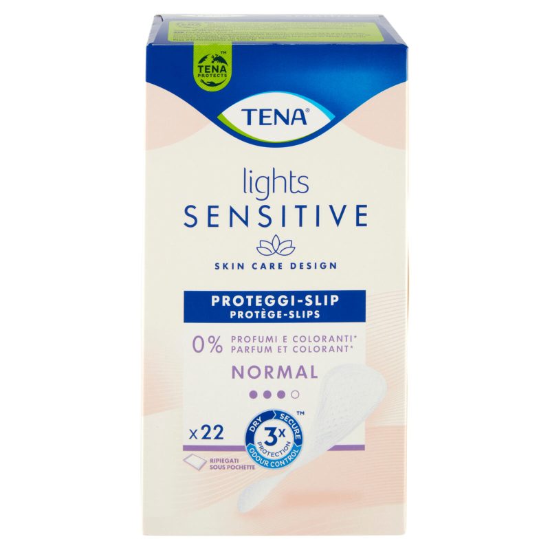 Tena lights Sensitive Proteggi-Slip Normal Ripiegati 22 pz