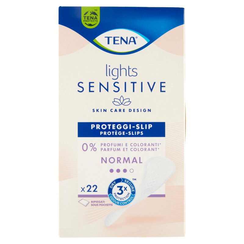 Tena lights Sensitive Proteggi-Slip Normal Ripiegati 22 pz