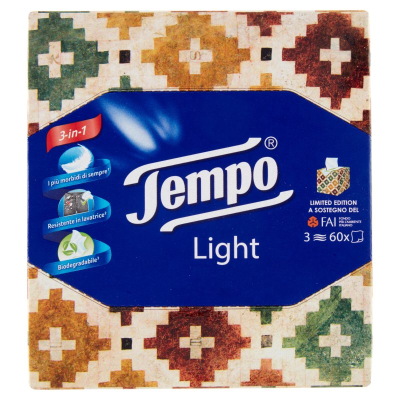 Tempo Light 3 veli 60 pz