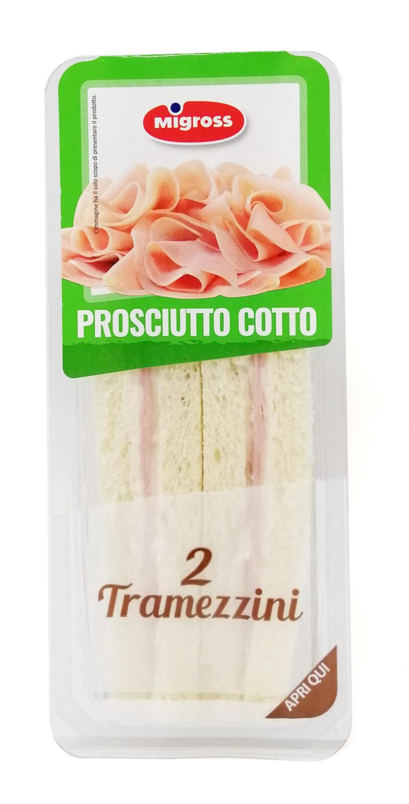 Migross Tramezzini Prosciutto cotto 140 g