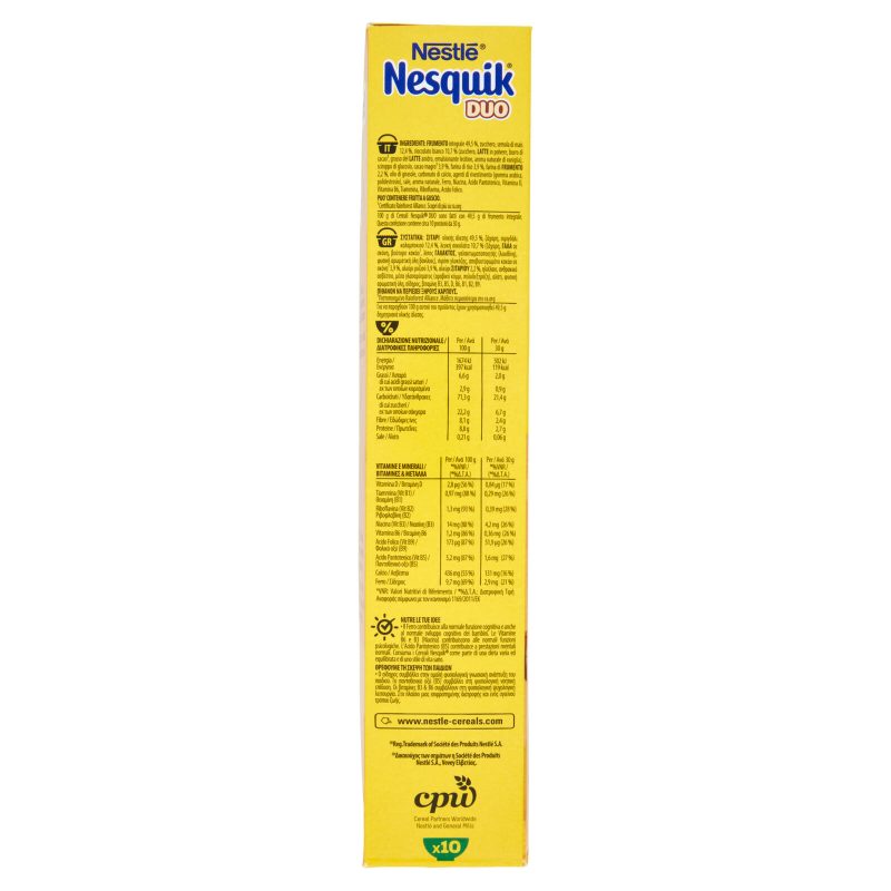 NESQUIK Duo Palline al Cacao e Cioccolato Bianco 325 g