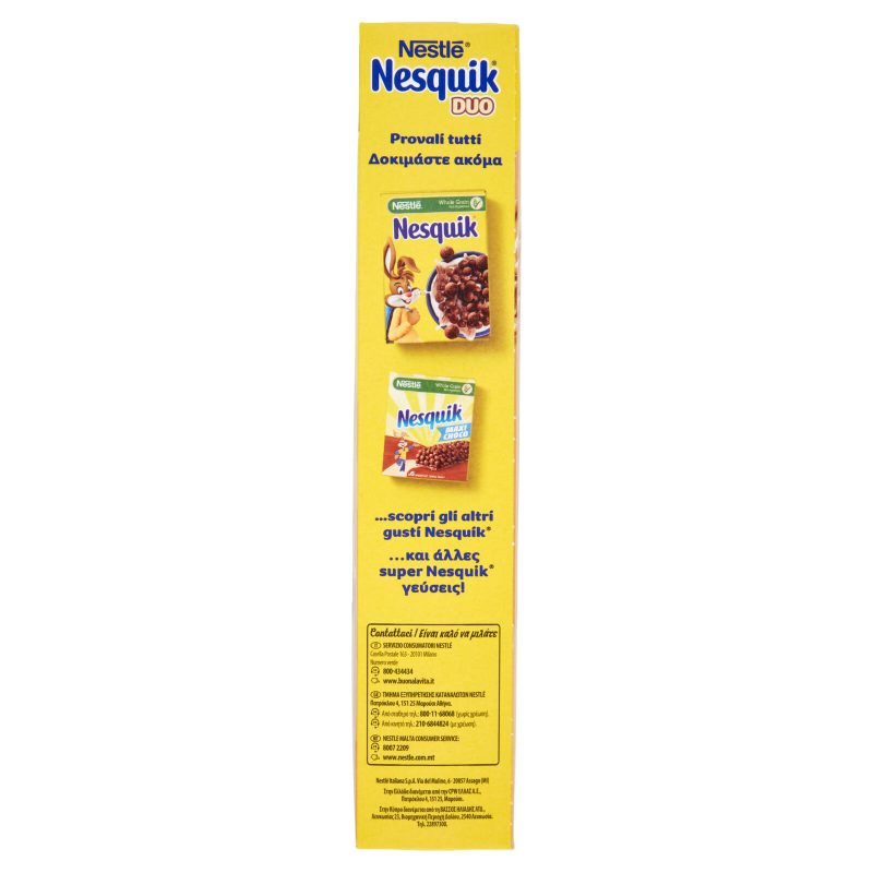 NESQUIK Duo Palline al Cacao e Cioccolato Bianco 325 g