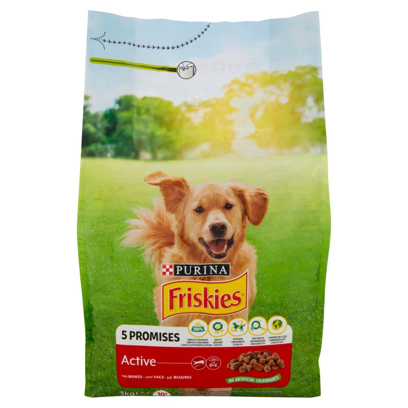 FRISKIES ACTIVE CROCCANTINI CANE
3 kg