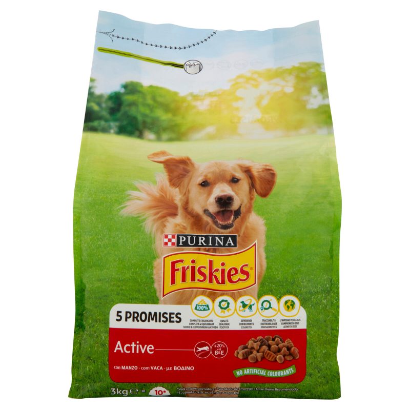 FRISKIES ACTIVE CROCCANTINI CANE
3 kg