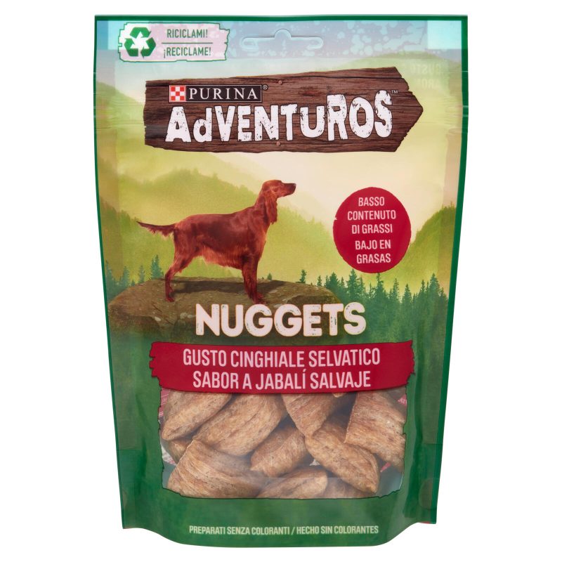 PURINA ADVENTUROS Nuggets Cinghiale Selvatico 90 g