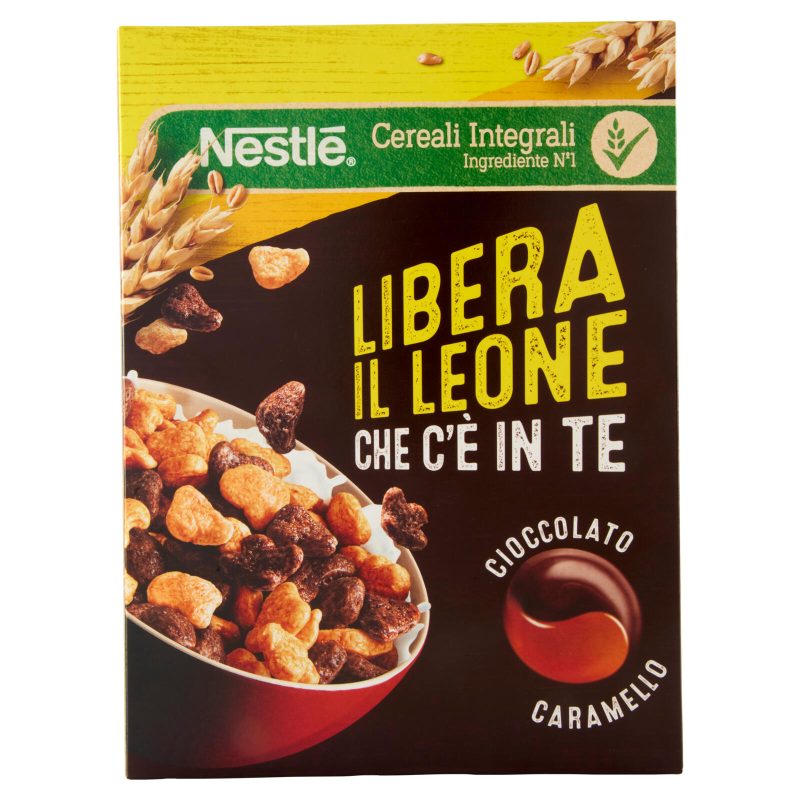 LION Cereali Integrali con Cioccolato e Caramello 
400 g