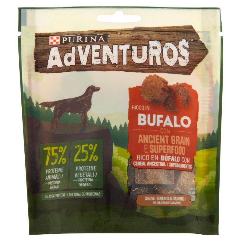 PURINA ADVENTUROS High Meat, Ancient Grain & Superfood Bufalo 120 g