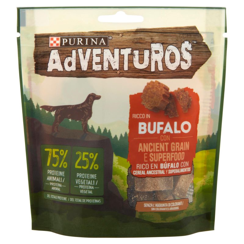 PURINA ADVENTUROS High Meat, Ancient Grain & Superfood Bufalo 120 g