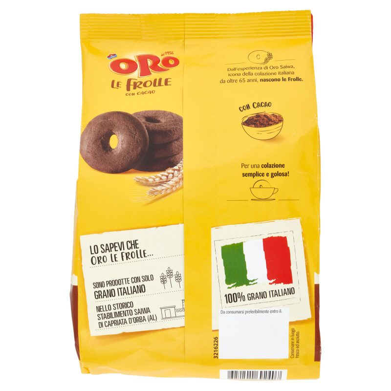 Oro Saiwa Le Frolle Cacao 300 g