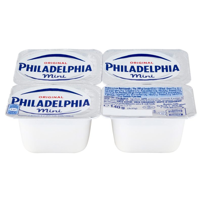 Philadelphia Original Mini formaggio fresco spalmabile - 4 x 35 g