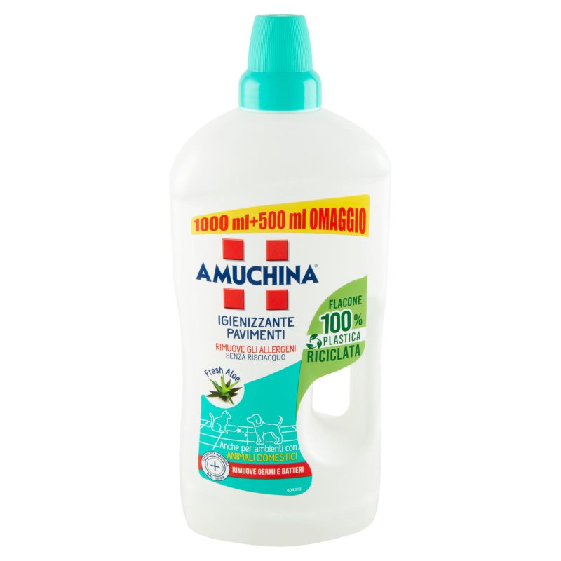 Amuchina Igienizzante Pavimenti Fresh Aloe 1000 + 500 ml