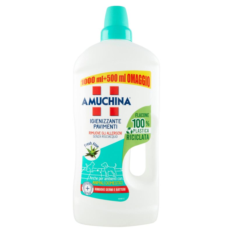 Amuchina Igienizzante Pavimenti Fresh Aloe 1000 + 500 ml