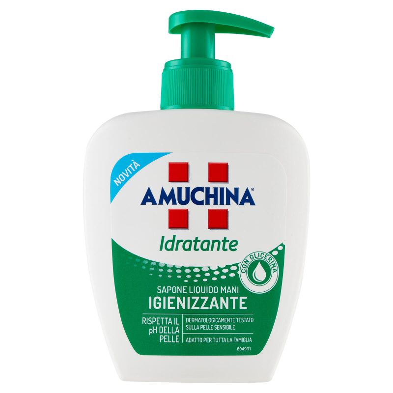 Amuchina Idratante Sapone Liquido Mani Igienizzante 250 ml