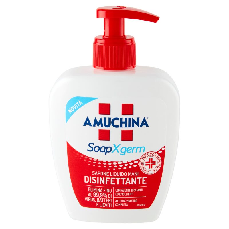 Amuchina SoapXgerm Sapone Liquido Mani Disinfettante 250 ml