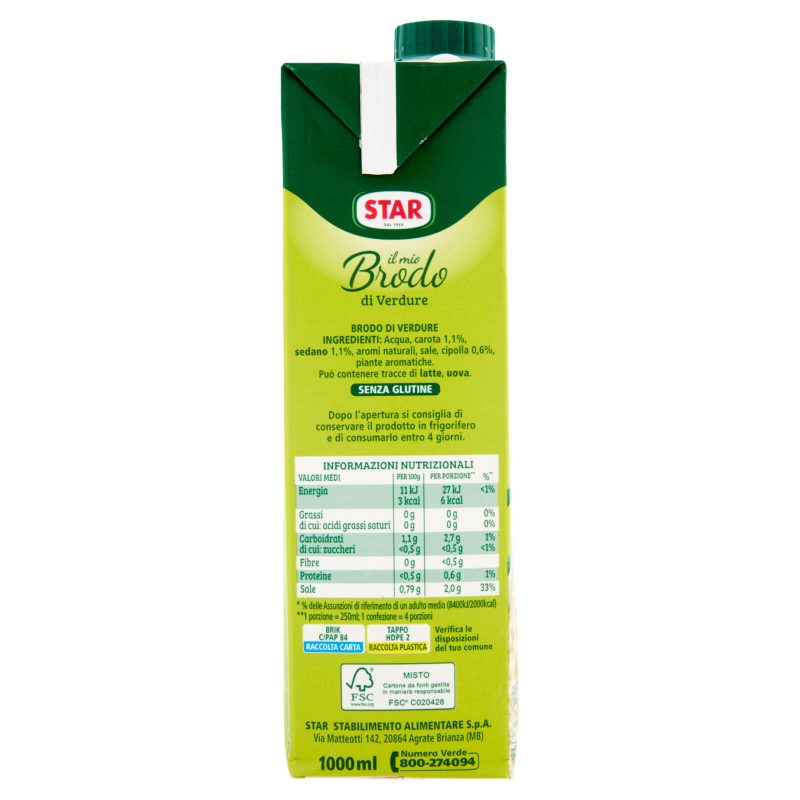 Star il mio Brodo di Verdure 1000 ml