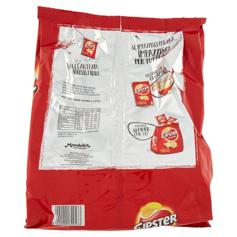 Cipster The Original Chips di Patate 6 Bustine - 132g