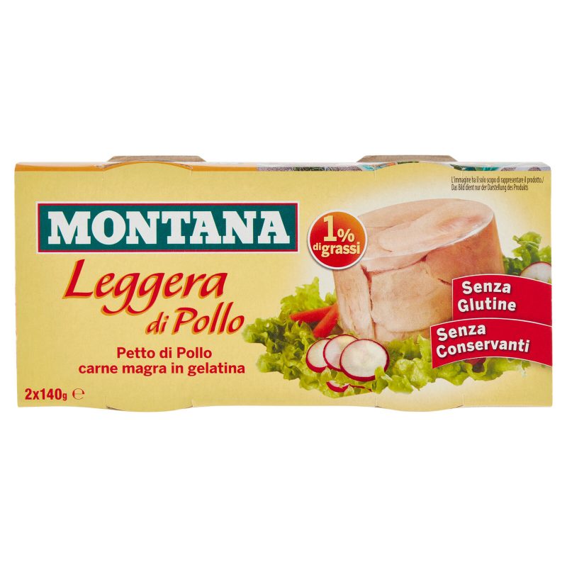 Montana Leggera di Pollo 2 x 140 g