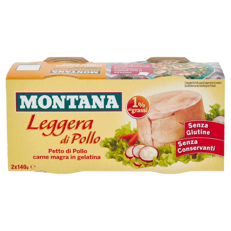 Montana Leggera di Pollo 2 x 140 g