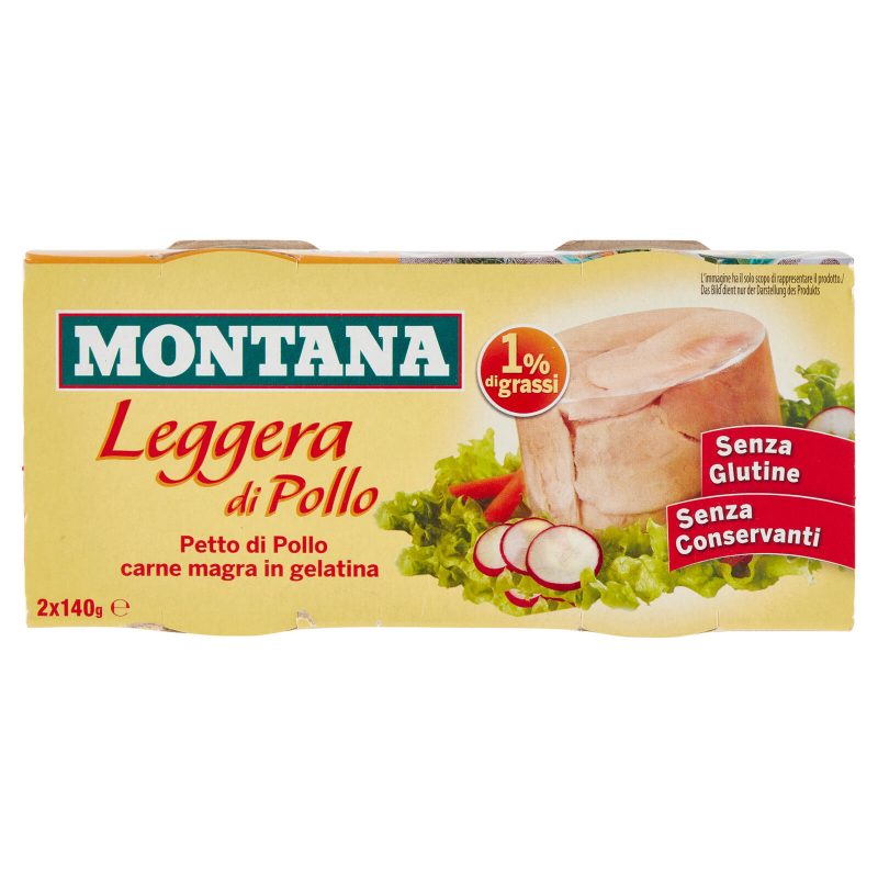 Montana Leggera di Pollo 2 x 140 g