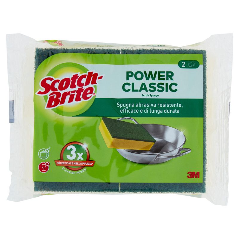 Scotch-Brite® Spugna abrasiva Classic, 2 pezzi