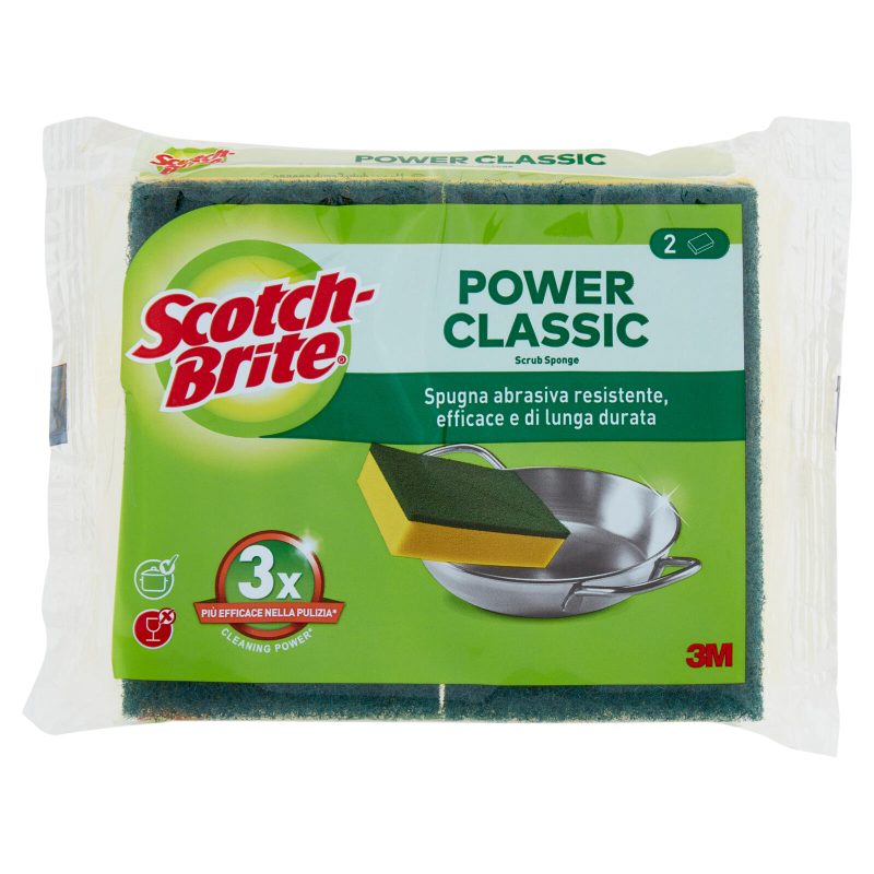 Scotch-Brite® Spugna abrasiva Classic, 2 pezzi