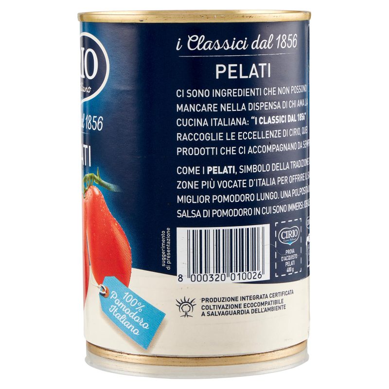 Cirio i Classici dal 1856 Pelati 400 g