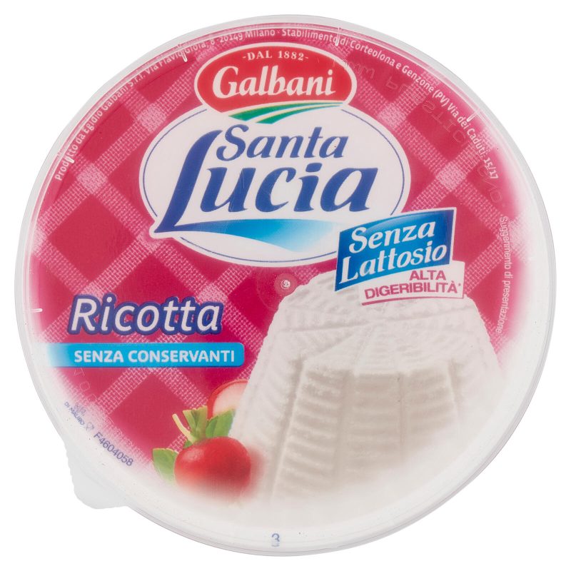 Galbani Santa Lucia Ricotta Senza Lattosio 230 g