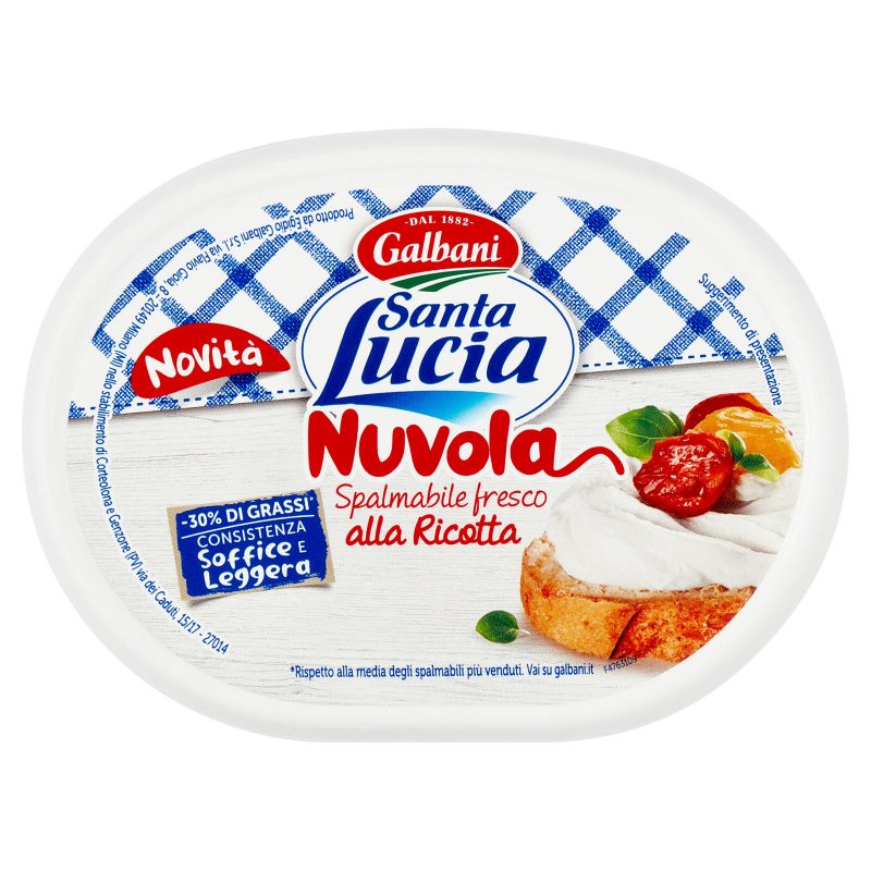 Galbani Santa Lucia Nuvola Spalmabile fresco alla Ricotta 180 g