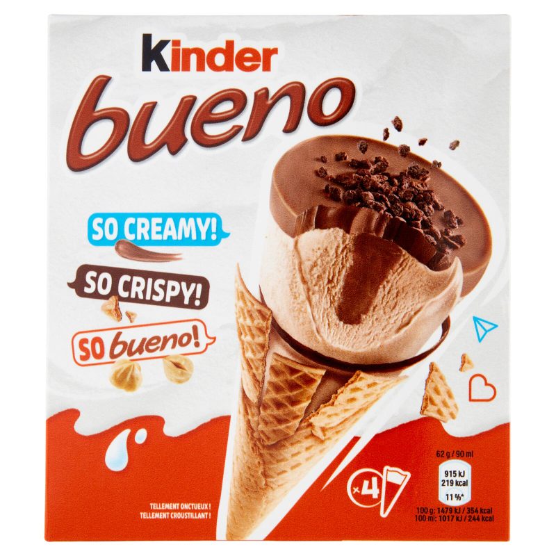 Kinder bueno 4 x 62 g