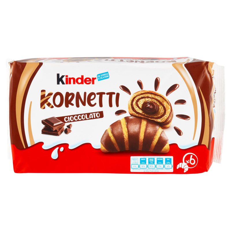 Kinder Kornetti Cioccolato 6 x 42 g