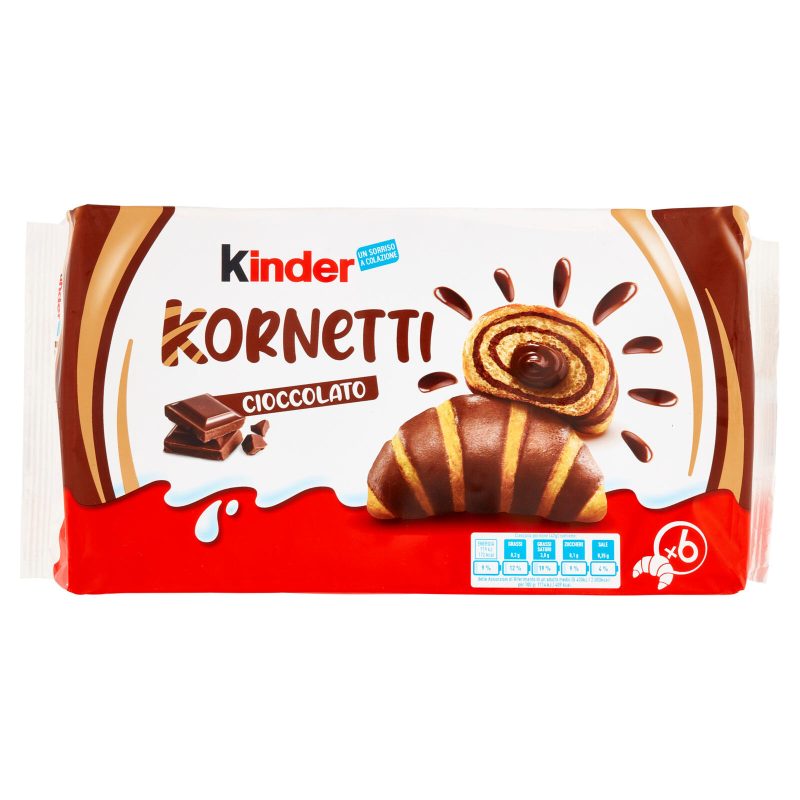 Kinder Kornetti Cioccolato 6 x 42 g