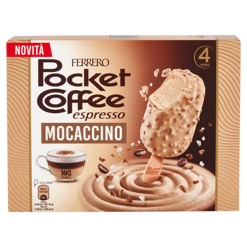 Ferrero Pocket Coffee espresso Mocaccino 4 x 41 g