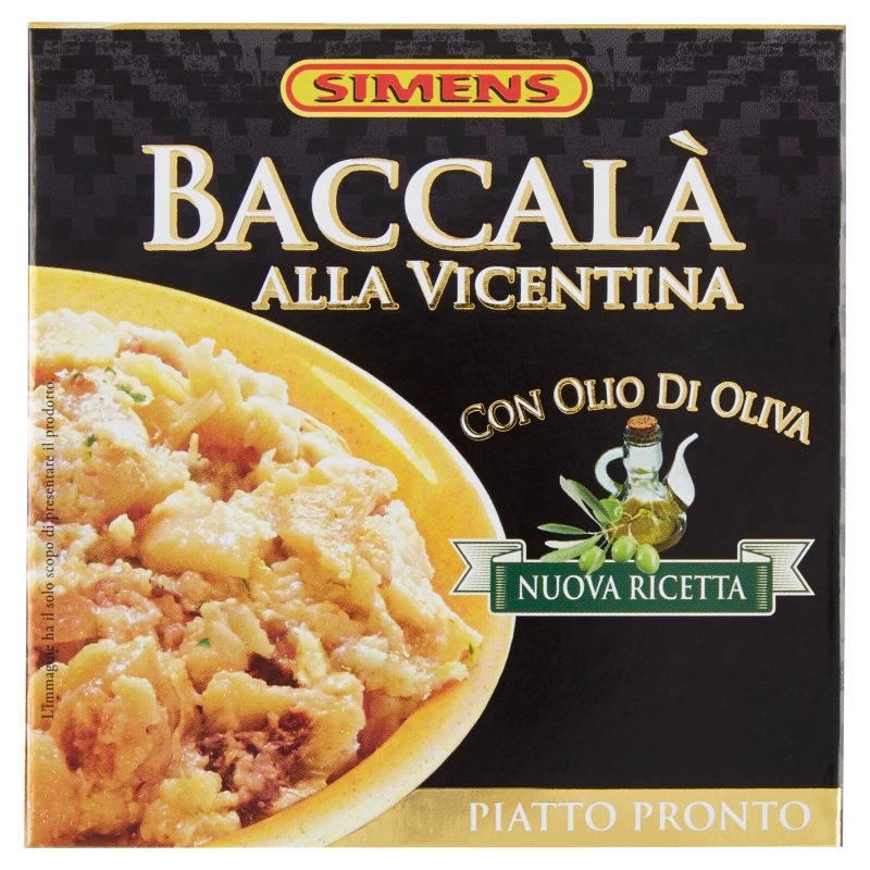 Simens Baccalà alla Vicentina con Olio di Oliva 160 g