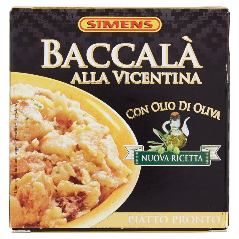 Simens Baccalà alla Vicentina con Olio di Oliva 160 g