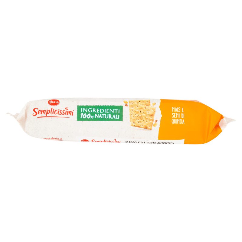 Doria Semplicissimi Crackers Mais e Semi di Quinoa 245 g