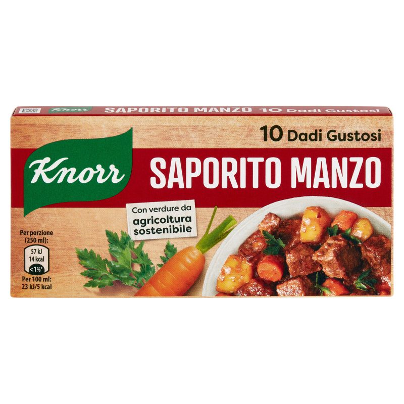 Knorr Saporito Manzo 10 Dadi 100 g