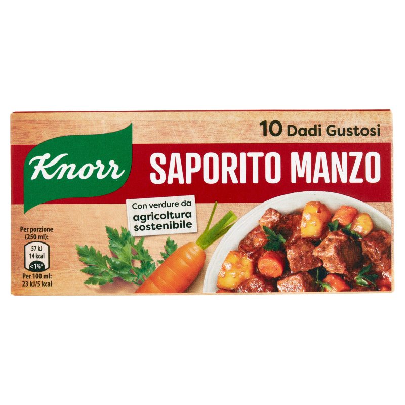 Knorr Saporito Manzo 10 Dadi 100 g