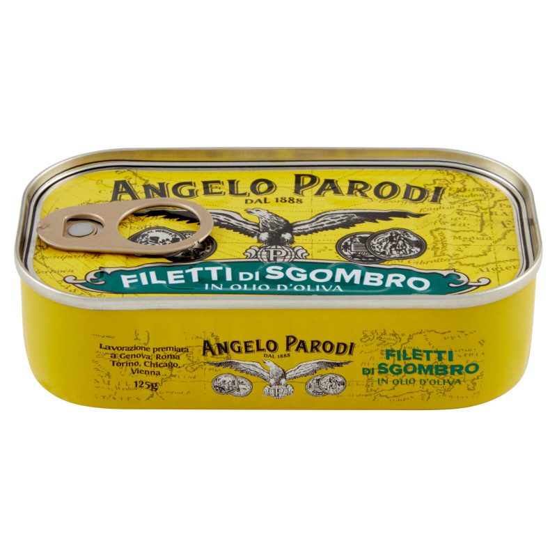 Angelo Parodi Filetti di Sgombro in Olio d'Oliva 125 g