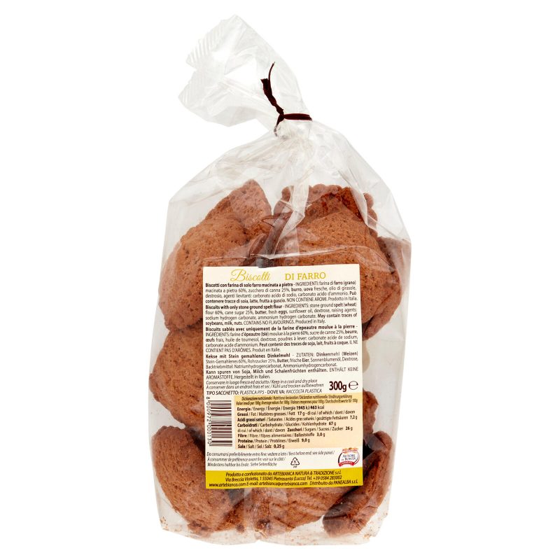 Artebianca Biscotti di Farro 300 g