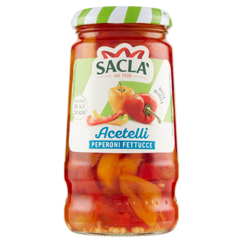 Saclà Acetelli Peperoni Fettucce 290 g